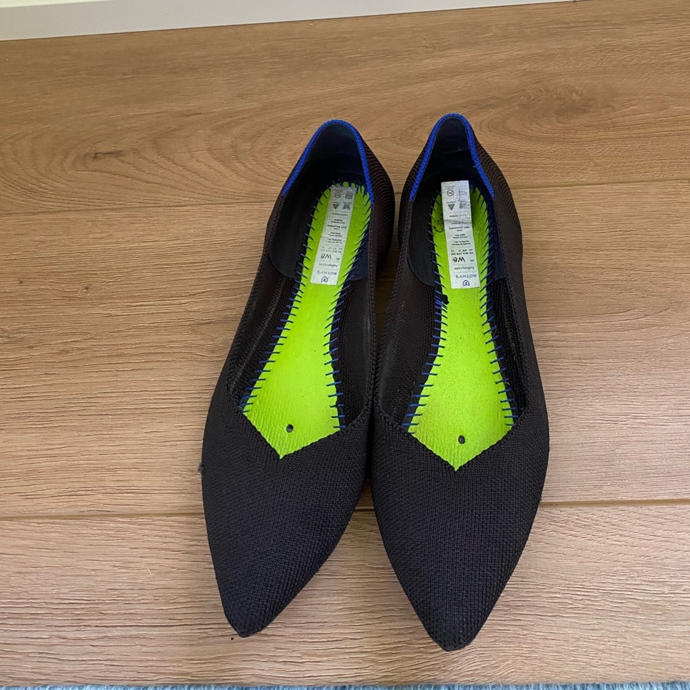 Original Rothy’s point in black. Size 8.